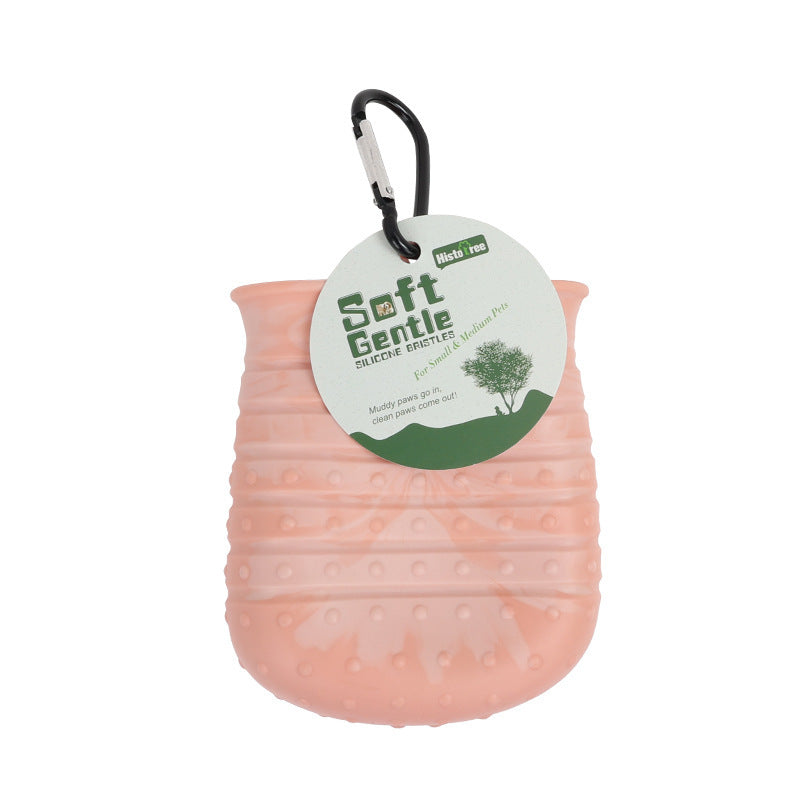 2-in-1 Dog Paw Cleaner Cup – Mud & Dirt Remover
