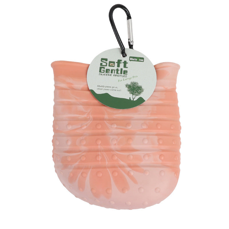 2-in-1 Dog Paw Cleaner Cup – Mud & Dirt Remover