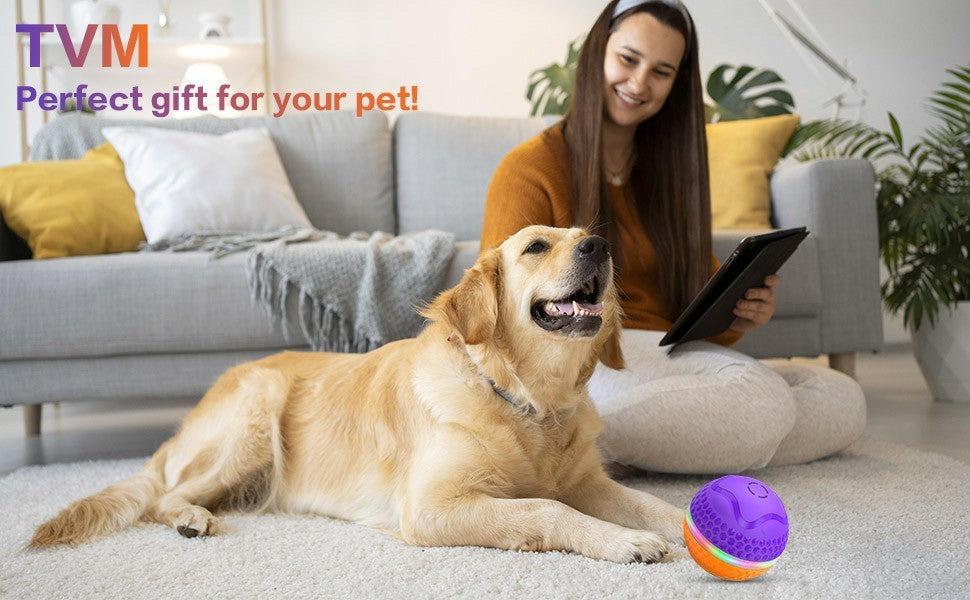 Interactive Automatic Rolling Dog Toy Ball – Smart Motion Play