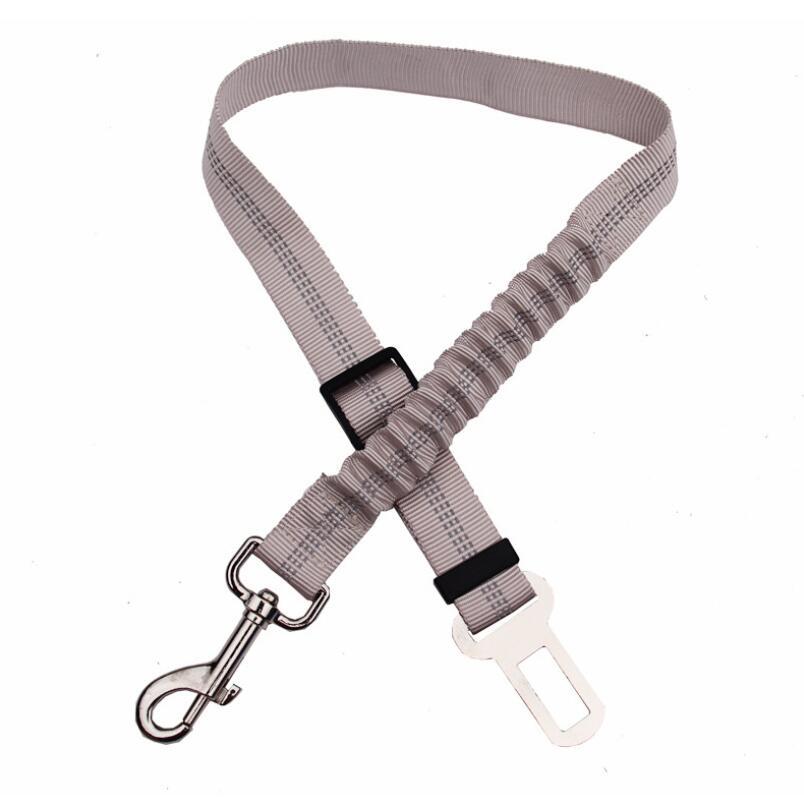 Elastic Pet Seatbelt Harness Leash – Tangle-Free Car Safety Restraint