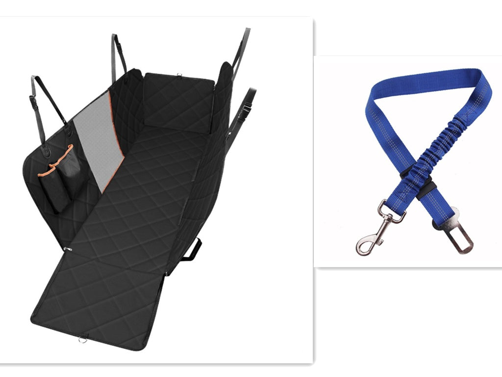 Waterproof Dog Car Seat Cover Hammock with Mesh Window