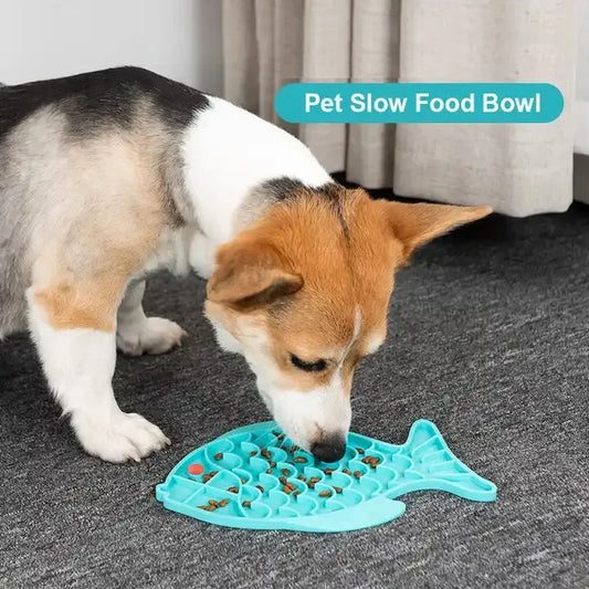 Silicone Pet Lick Pad – Slow Feeder for Dogs & Cats