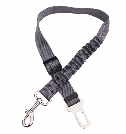Elastic Pet Seatbelt Harness Leash – Tangle-Free Car Safety Restraint