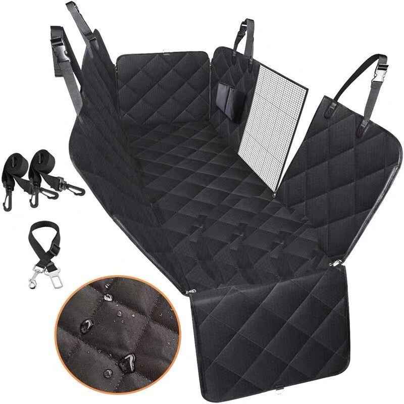 Waterproof Dog Car Seat Cover Hammock with Mesh Window